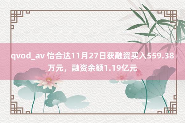 qvod_av 怡合达11月27日获融资买入559.38万元，融资余额1.19亿元